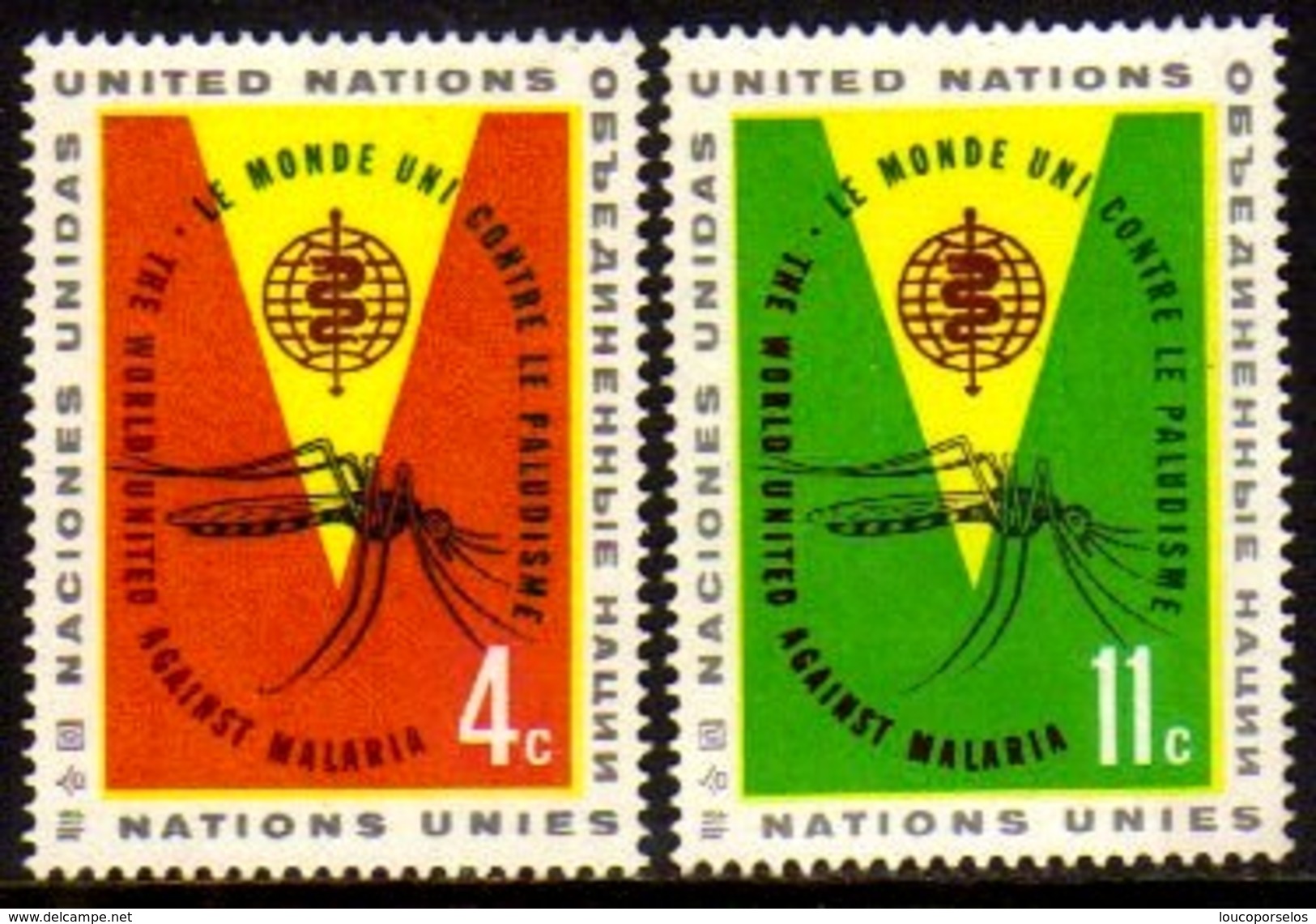 00298 Nações Unidas 98/99 Mosquito Da Malaria N - Unused Stamps