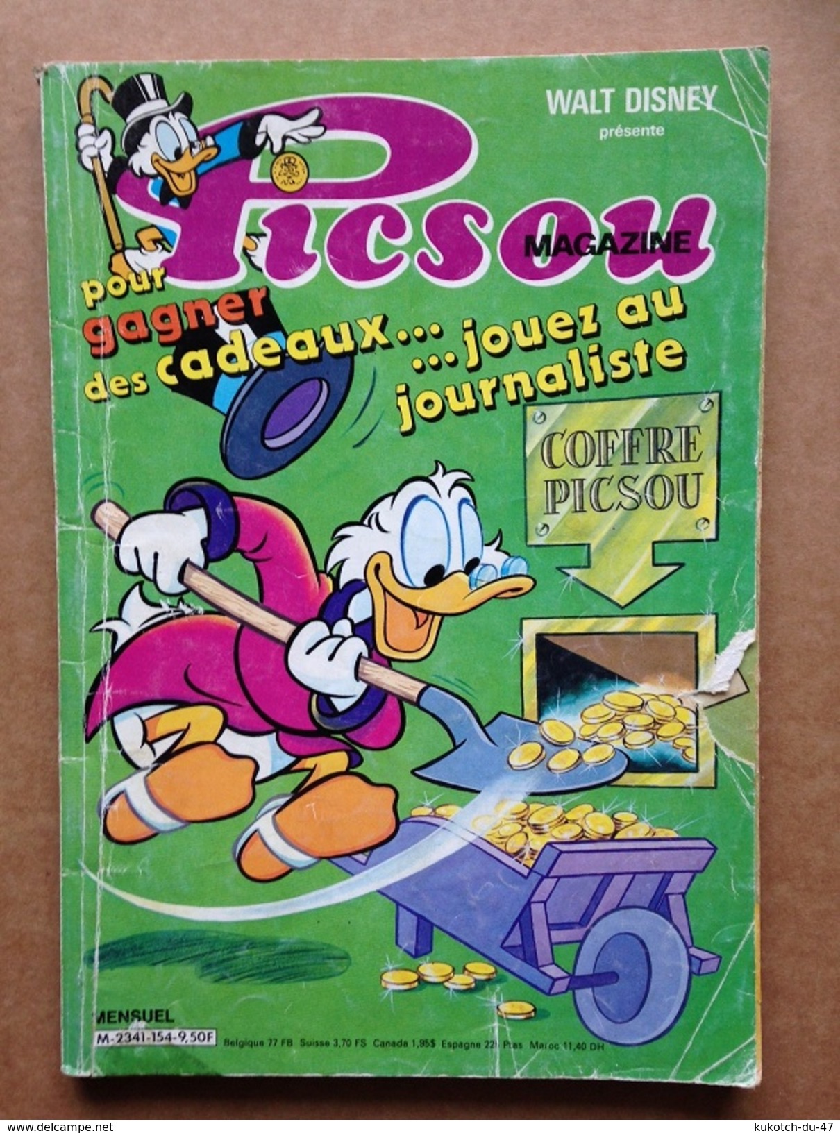 Disney - Picsou Magazine ° Année 1984 - N°154 - Picsou Magazine