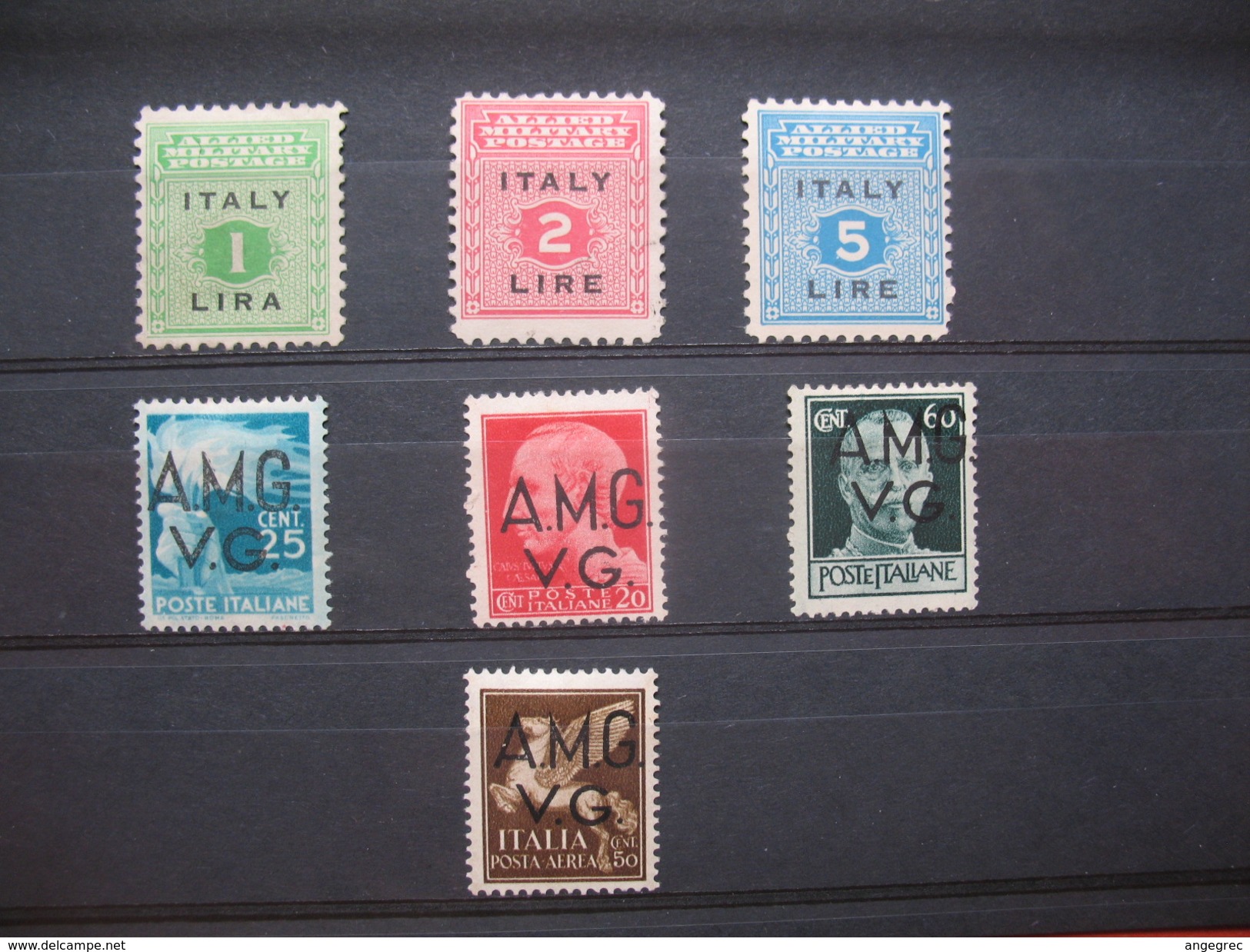 Italie Lot De 7 Timbres  AMG-VG  - Allied Military Governemt Venezia Guilia  Neuf* - Collections