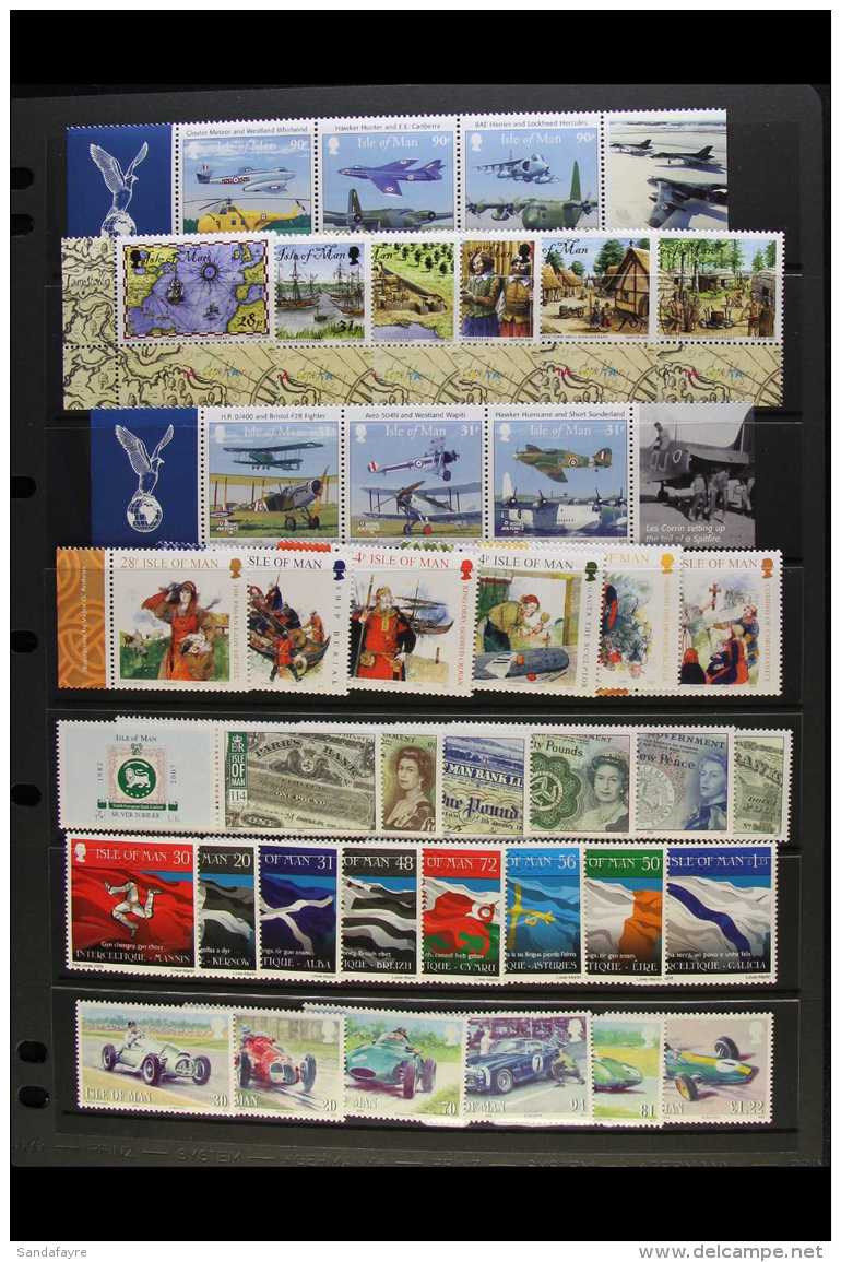 ISLE OF MAN 2007-2012 NEVER HINGED MINT COLLECTION Presented On Stock Pages Offering A Useful Range Of Complete... - Autres & Non Classés