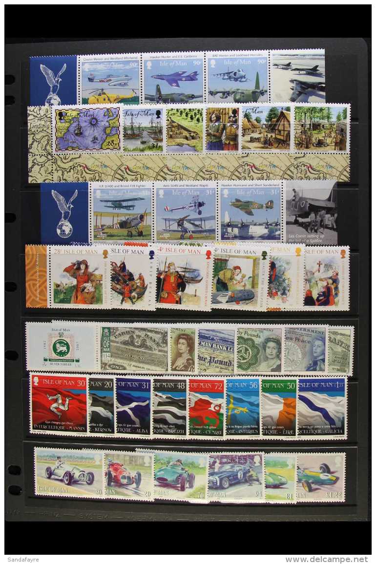 ISLE OF MAN 2007-2012 NEVER HINGED MINT COLLECTION Presented On Stock Pages Offering A Useful Range Of Complete... - Altri & Non Classificati