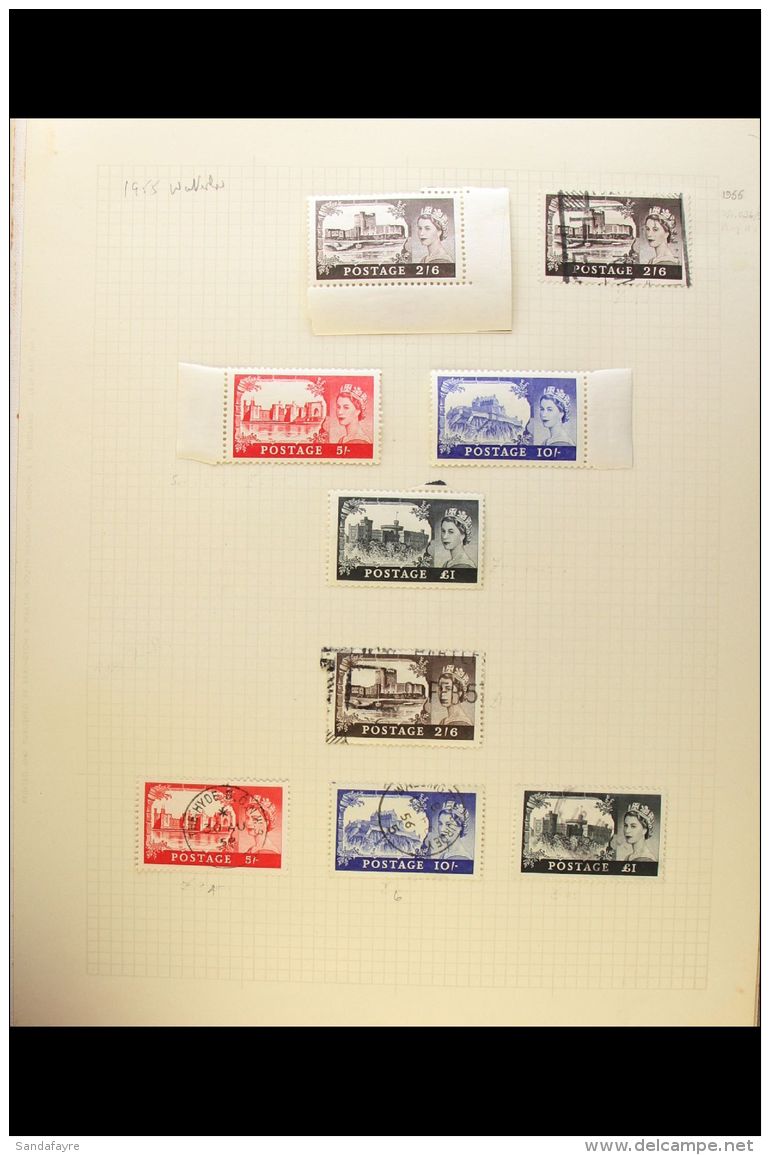 PRE-DECIMAL DEFINITIVES 1952-1965 Wildings/Castles Fine Fresh Mint (some Never Hinged) Collection In An Album.... - Altri & Non Classificati