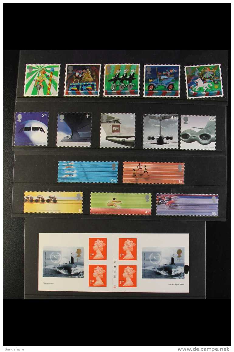 2001-2002 YEAR SET A Complete Run Of Sets And Miniature Sheets For The Year On Presentation Pack Cards, Inc The... - Altri & Non Classificati