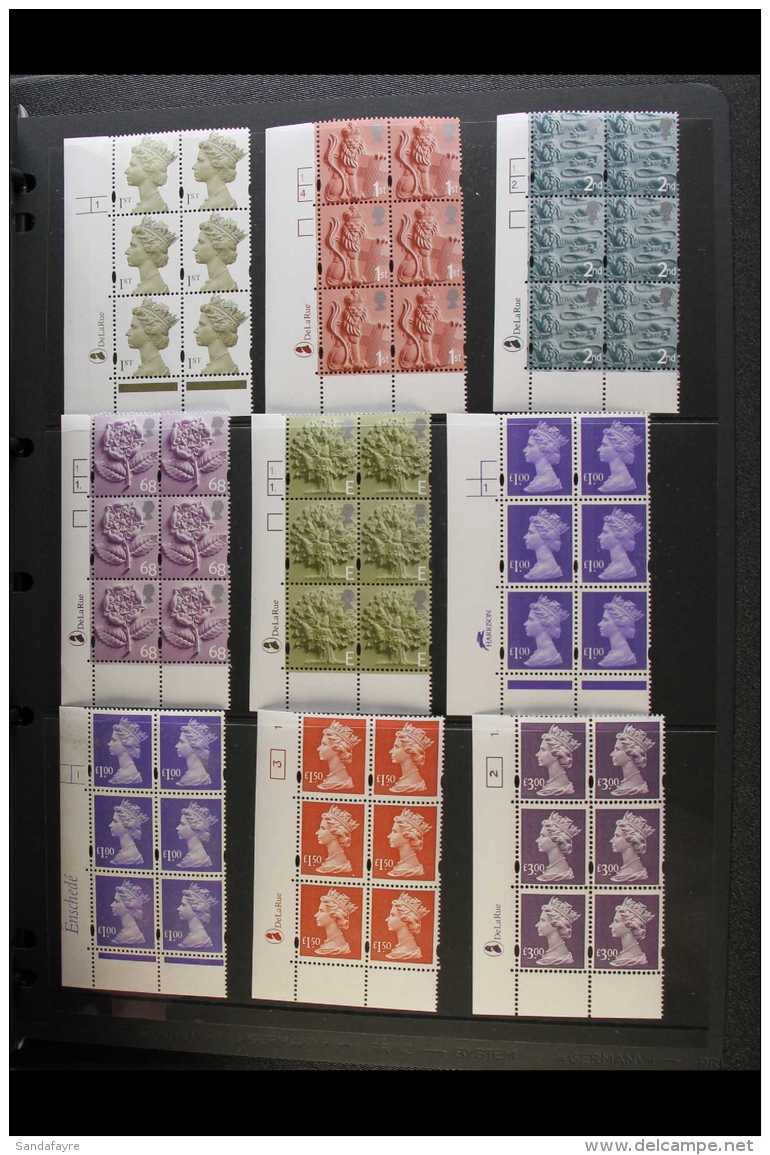 1971-2005 MACHIN CYLINDER BLOCK COLLECTION An ALL DIFFERENT, Never Hinged Mint Collection Of Cylinder Blocks In... - Altri & Non Classificati