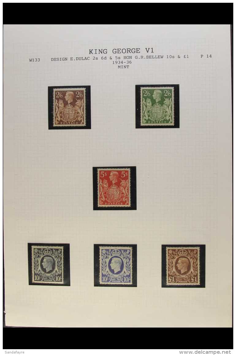 KGVI MINT &amp; USED COLLECTION Largely Complete Mint &amp; Used, We See Both 1939-48 &amp; 1951 High Values Sets,... - Non Classificati