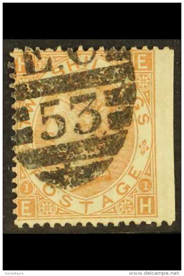 1867-80 2s Brown, Wmk Spray, SG 121, Good Used, Trimmed Wing Margin Example, Presentable Example Of A Scarce... - Altri & Non Classificati