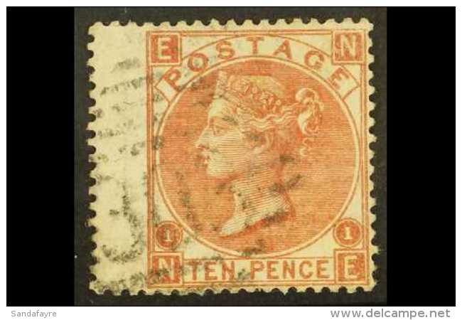 1867-80 10d Pale Red- Brown Wmk Spray, SG 113, Lightly Used Wing Margin Example With Excellent Centering.... - Autres & Non Classés