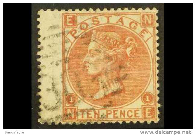 1867-80 10d Pale Red- Brown Wmk Spray, SG 113, Lightly Used Wing Margin Example With Excellent Centering.... - Altri & Non Classificati