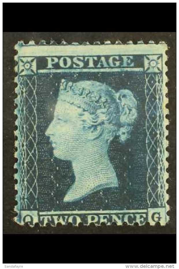 1855 2d Blue (plate 5) Wmk Large Crown Perf 14, SG 34, Mint Part OG With Lovely Strong Colour &amp; Full Perfs.... - Altri & Non Classificati