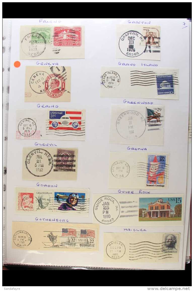 POSTMARK COLLECTION - "N" STATES An Extensive Collection Of Cancellations On Stamps From All Periods Inc Airs,... - Autres & Non Classés