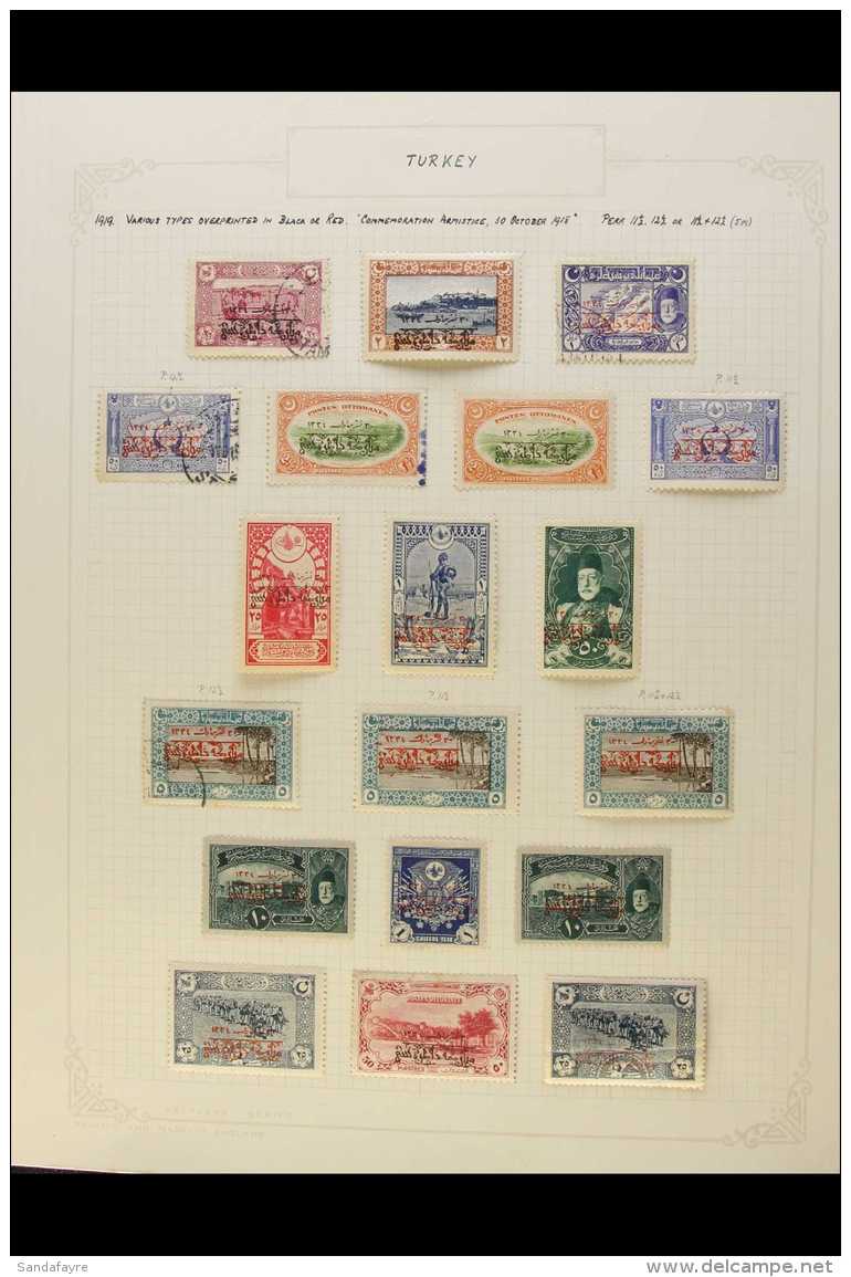 1916 - 1920 SEMI - SPECIALISED COLLECTION Attractive Mint And Used Collection Written Up On Pages Including Post... - Altri & Non Classificati