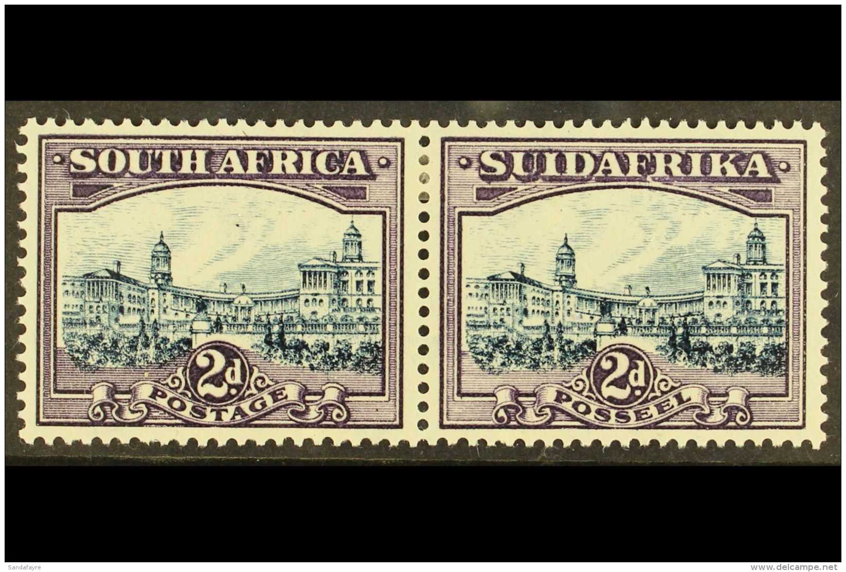 1930-44 2d Blue And Violet, SG 44e, Very Fine Mint Horizontal Pair. For More Images, Please Visit... - Non Classificati