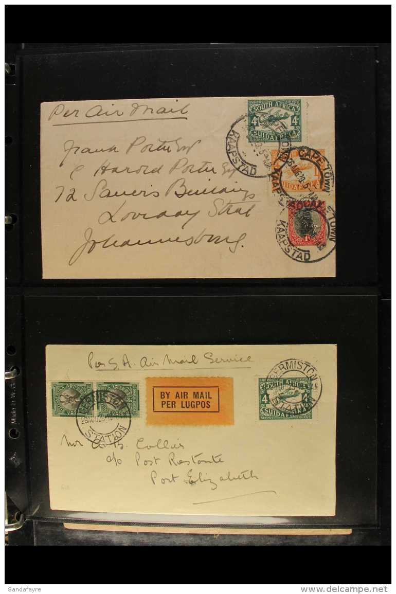 1925-37 AIRMAILS FLOWN COVERS COLLECTION, We See A Number Of 1925 Flights With Various Dates Between 27th February... - Non Classificati