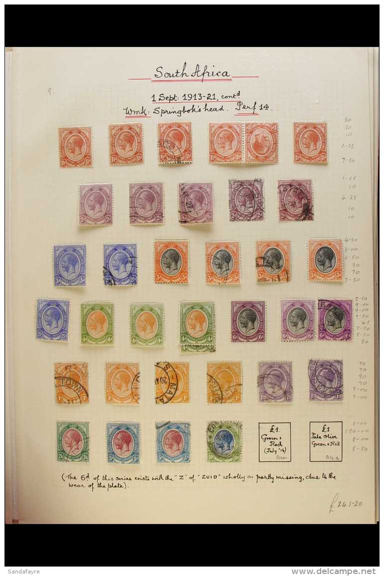 1910-1966 MINT AND USED COLLECTION In An Album, Generally Fine Condition With Much Of Interest. Note 1913-24 KGV... - Non Classés