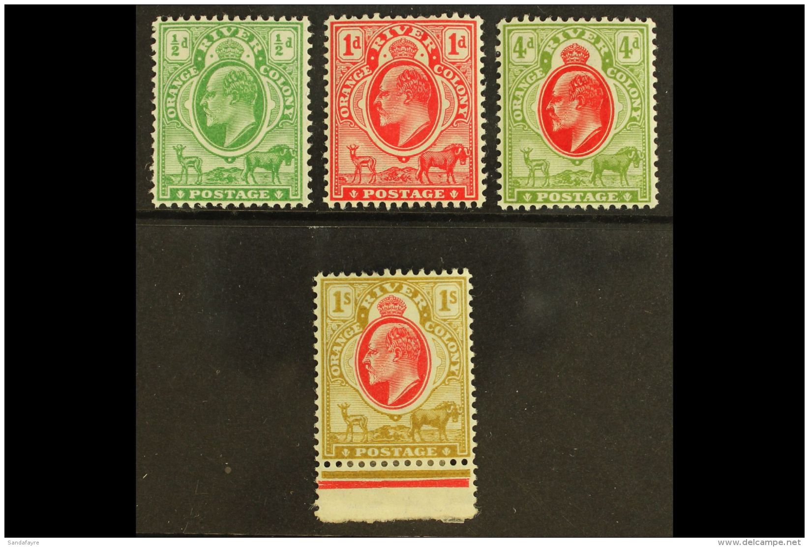 ORANGE FREE STATE 1905 Ed VII Set Complete, SG 148/151, Vf Mint. (4 Stamps) For More Images, Please Visit... - Non Classés
