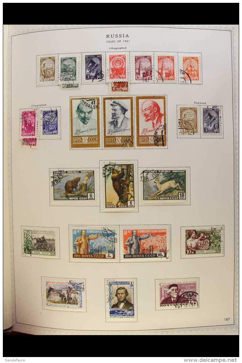 1961-1974 COMPREHENSIVE FINE USED COLLECTION An Attractive, ALL DIFFERENT Collection Presented On Printed Pages In... - Autres & Non Classés