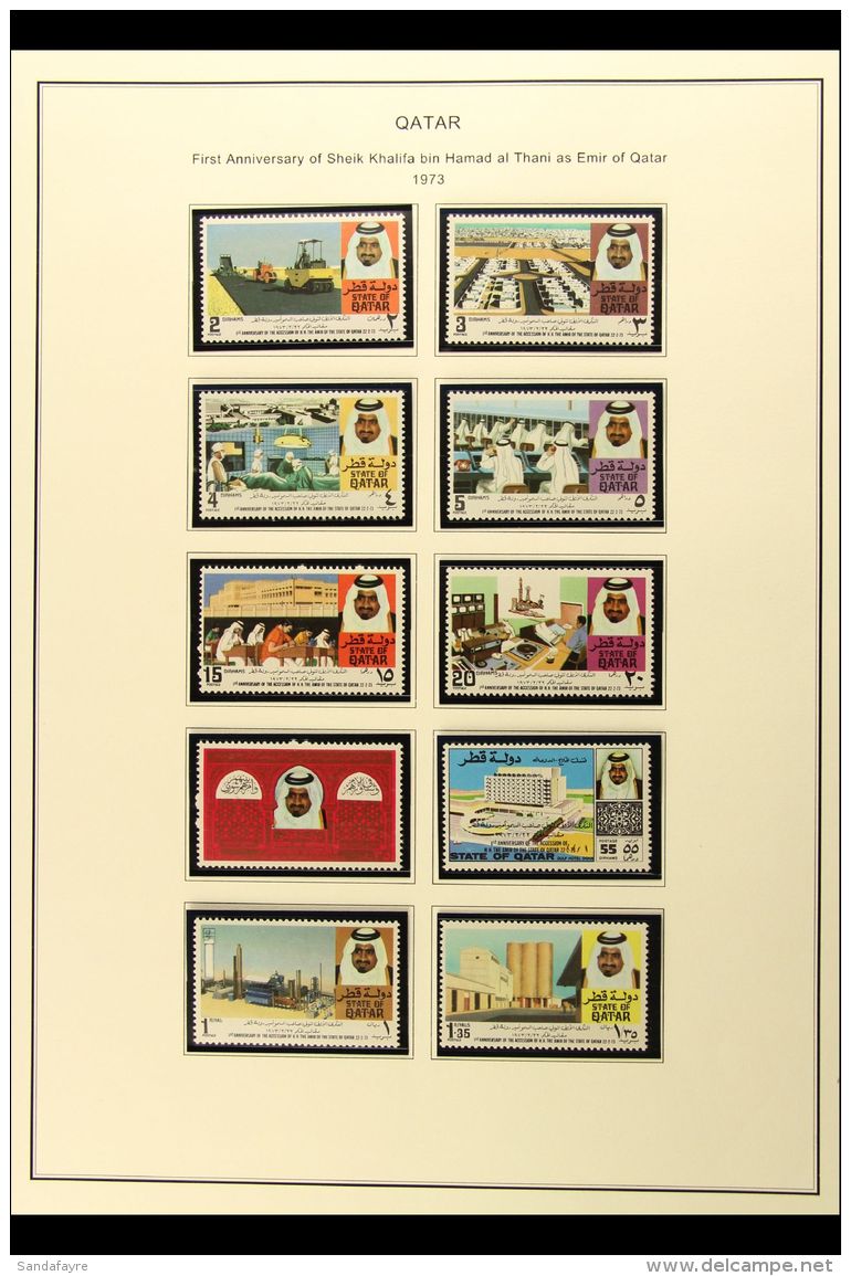 1973-1980  SUPERB NEVER HINGED MINT All Different Collection. A Delightful Array Of Complete Sets Including 1973... - Qatar