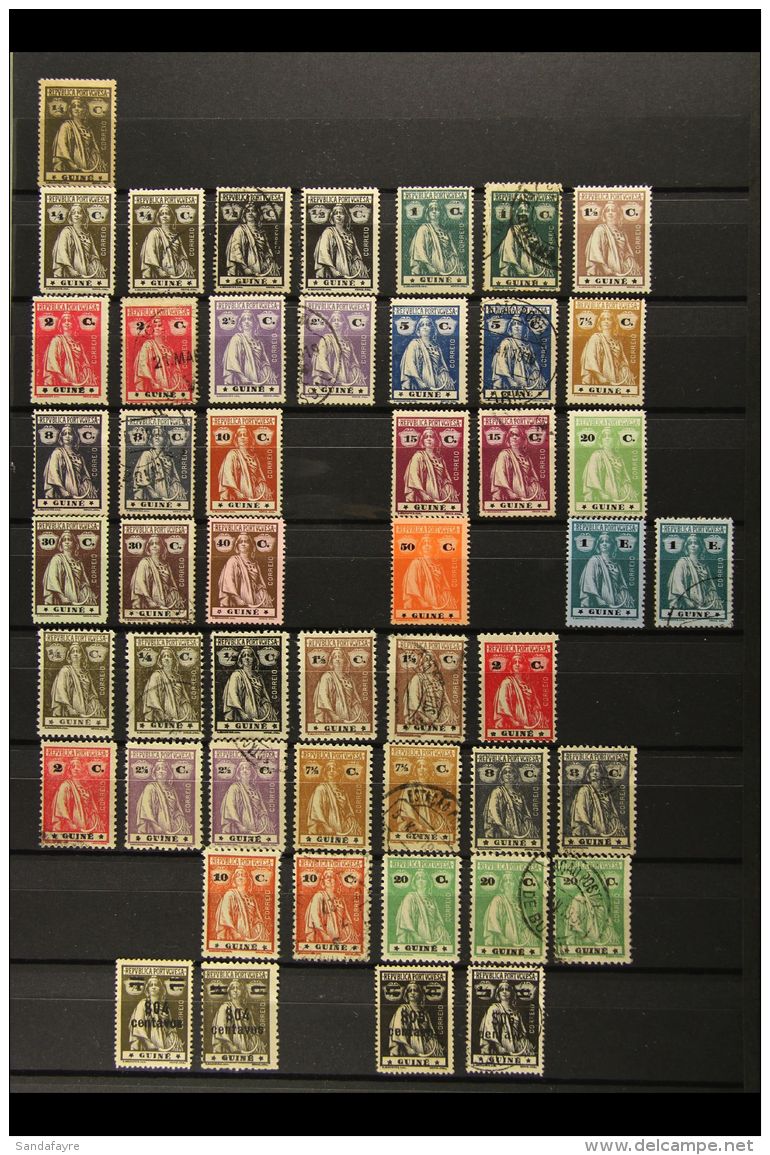 PORTUGUESE GUINEA 1913-1973 ATTRACTIVE COLLECTION On Stock Pages, Mint (some Later Are Never Hinged) Or Used... - Autres & Non Classés