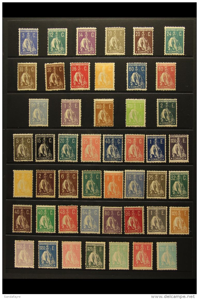 1917-26 VALUABLE CERES COLLECTION Presented On Stock Pages. We See A Strong Range Of The Period Including 1917-24... - Autres & Non Classés