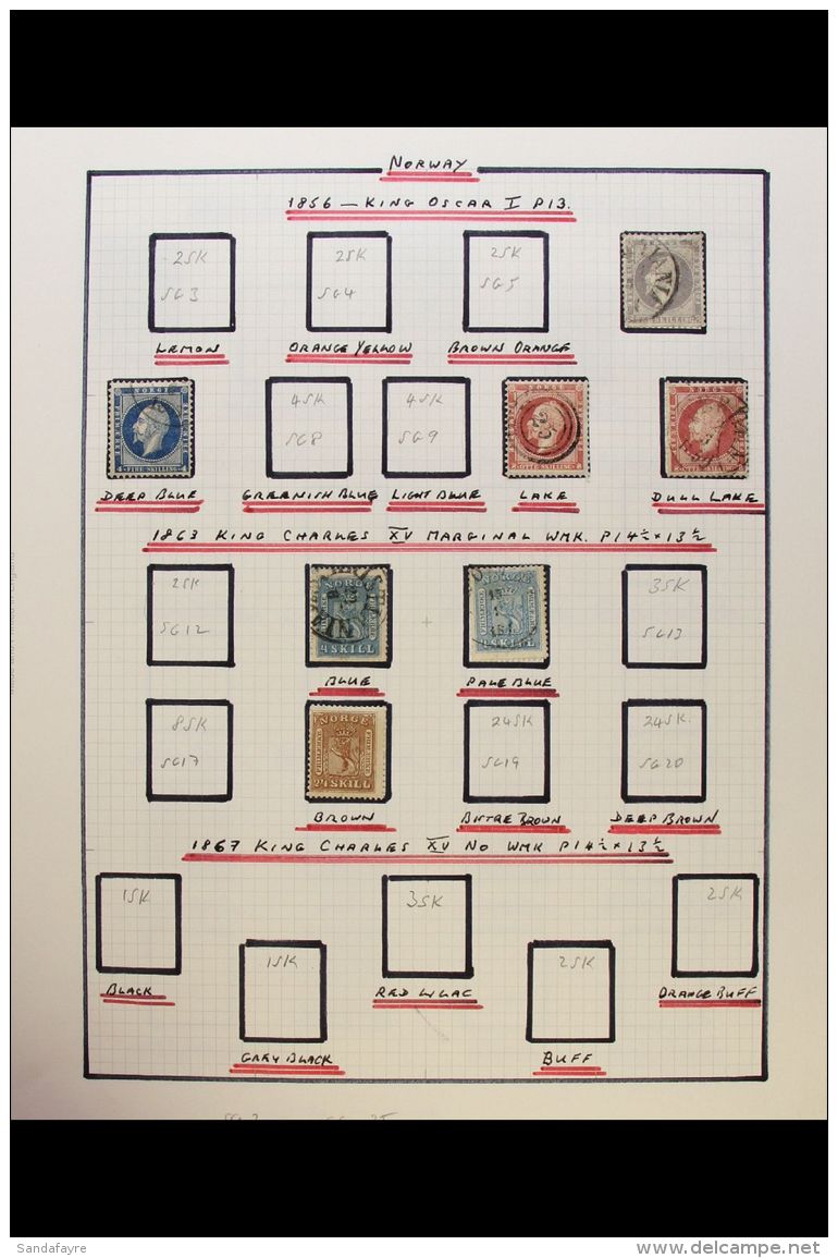 1856-1980 ALL DIFFERENT COLLECTION A Mixed Mint &amp; Used (mostly Used) Collection Presented In An Album With... - Altri & Non Classificati