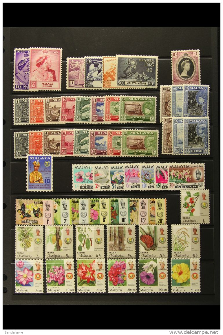 KEDAH 1948-2007 NHM OMNIBUS &amp; STATE Collection On A Stock Page. Super Quality (55+ Stamps) For More Images,... - Other & Unclassified