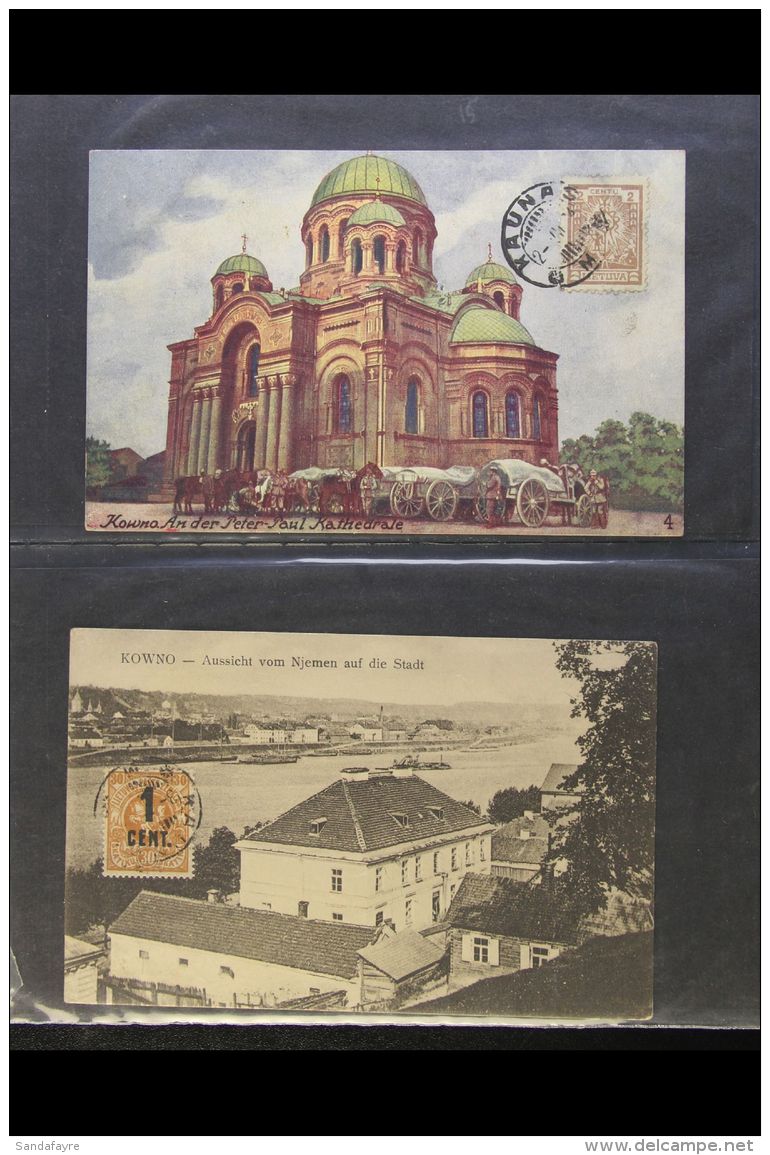 PICTURE POSTCARDS A 1920's Group Of Unaddressed Picture Postcards Featuring Kowno (Kaunas) And Surrounding Area,... - Lithuania