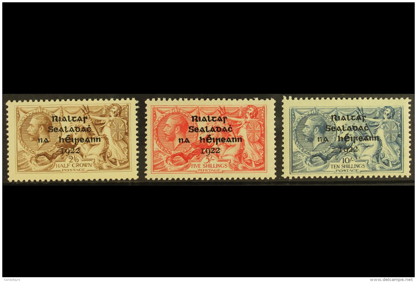 1922 THOM SEAHORSES Set, SG 44/46, Very Fine Mint. (3) For More Images, Please Visit... - Altri & Non Classificati