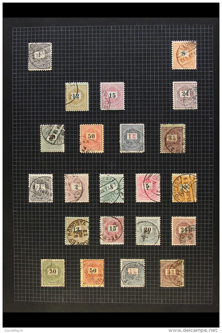 1870's-1950's ATTRACTIVE COLLECTION On Leaves, Fresh Mint &amp; Fine Used Stamps, Inc 1913 Floods Set Mint, 1915... - Altri & Non Classificati