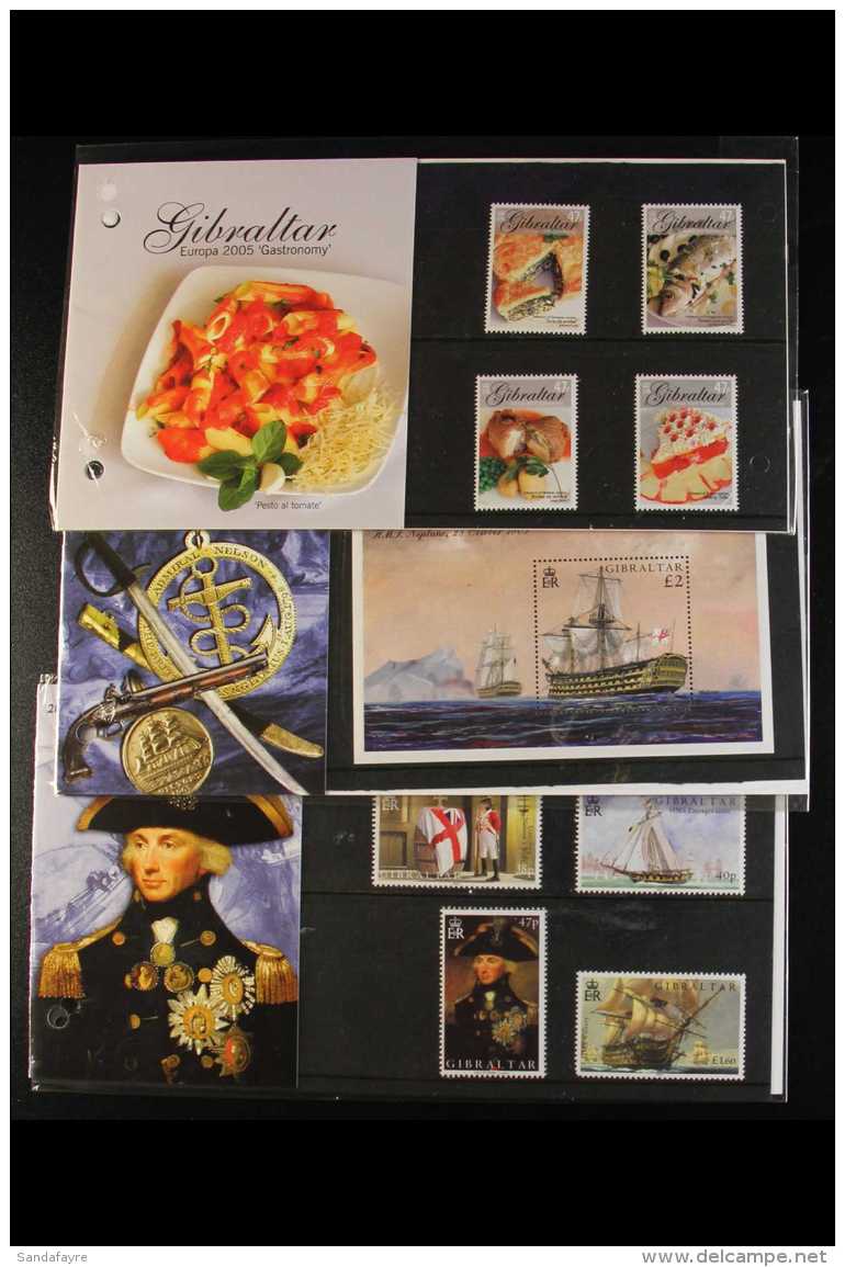 2005 Almost Complete Run Of Issues For The Year Missing Only VE Day Set &amp; Miniature Sheet, SG 1120/8,... - Gibraltar