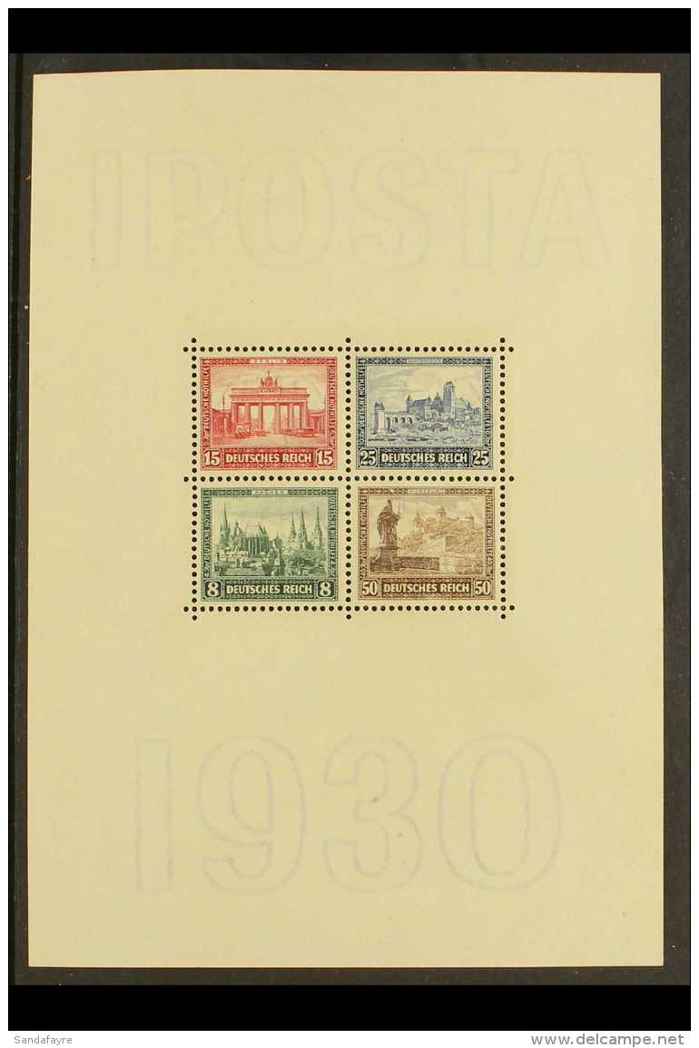 1930 IPOSTA Miniature Sheet, Mi Bl 1, Very Fine Never Hinged Mint. Cat Michel &euro;1600 For More Images, Please... - Autres & Non Classés