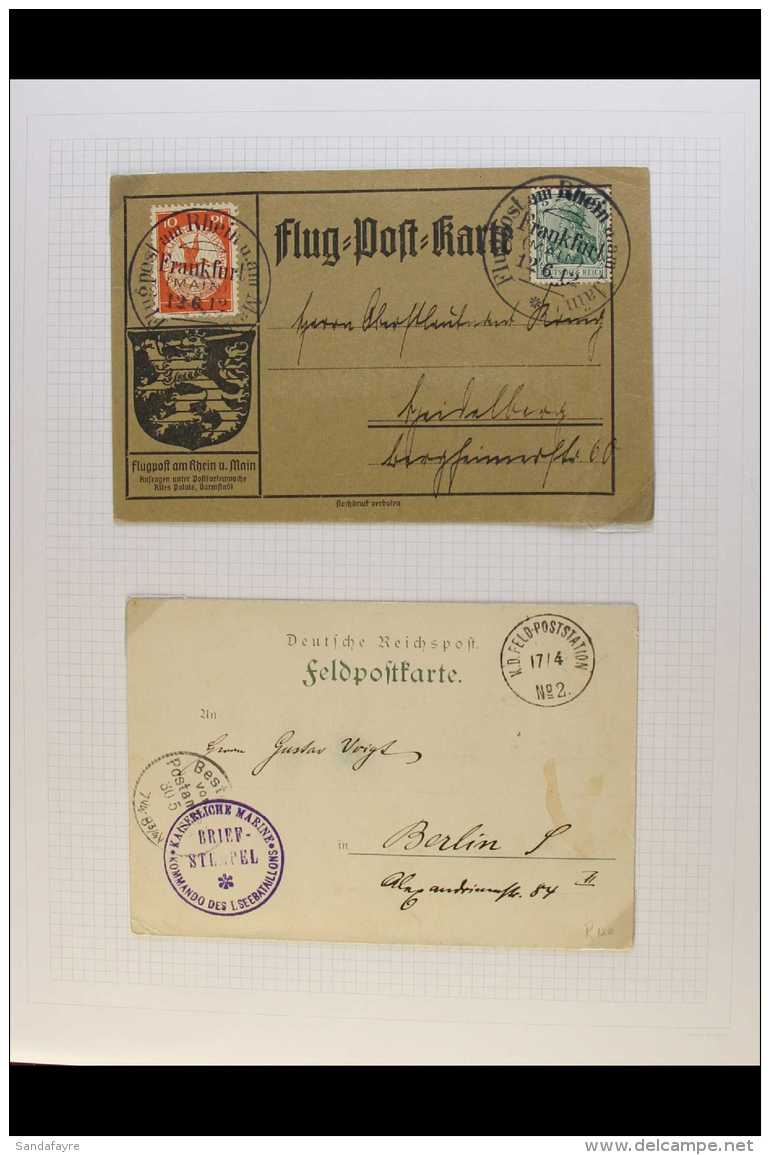 1890's-1940's COVERS &amp; CARDS. An Interesting Collection On Pages, Inc 1899 Card From Egypt To New Zealand With... - Altri & Non Classificati