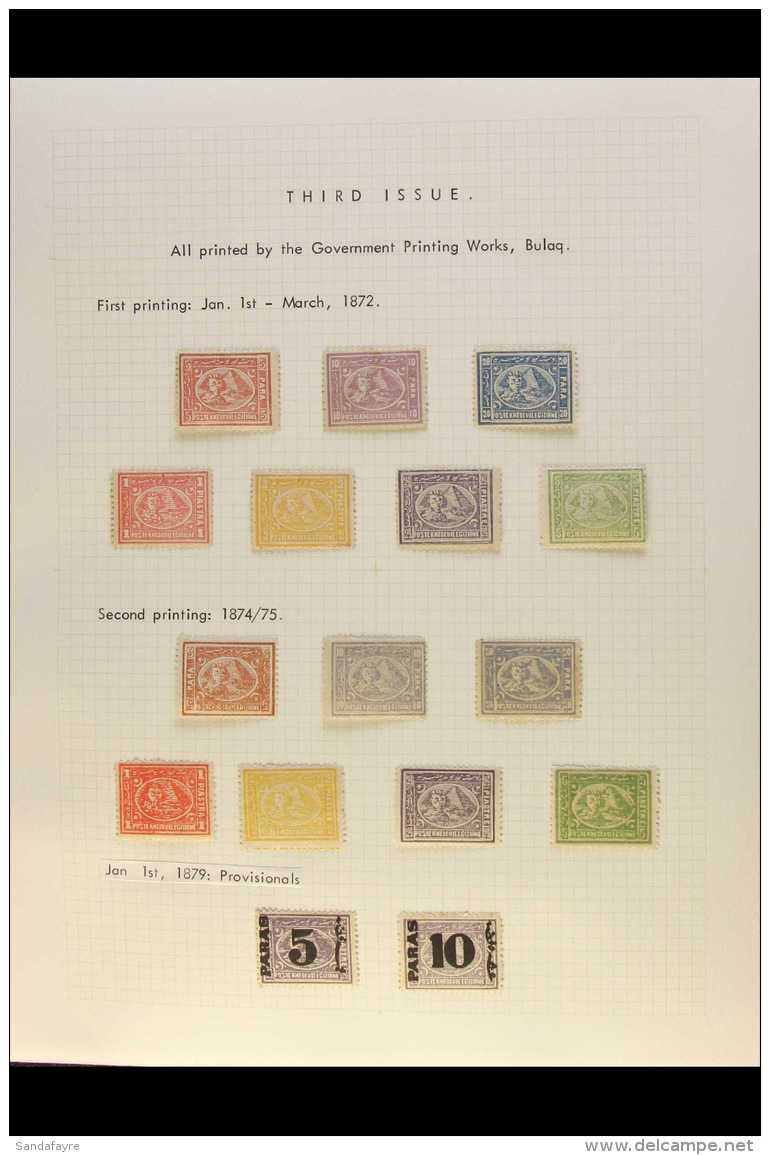 1872-1878 FINE MINT COLLECTION On A Page, All Different, Comprising 1872-75 Penasson Typographed Printing Set,... - Autres & Non Classés