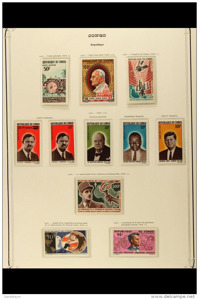 1964-1976 NEVER HINGED MINT A Delightful All Different COMPLETE RUN - Postage And Air Post Issues, Miniature... - Altri & Non Classificati