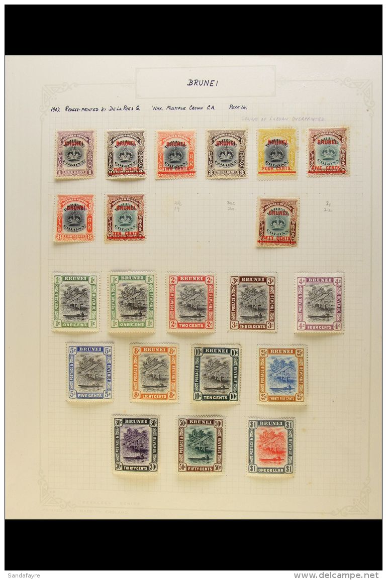 1906-66 ALL DIFFERENT MINT COLLECTION An Attractive Collection Which Includes 1906 Overprints On Labuan Set To 10c... - Brunei (...-1984)