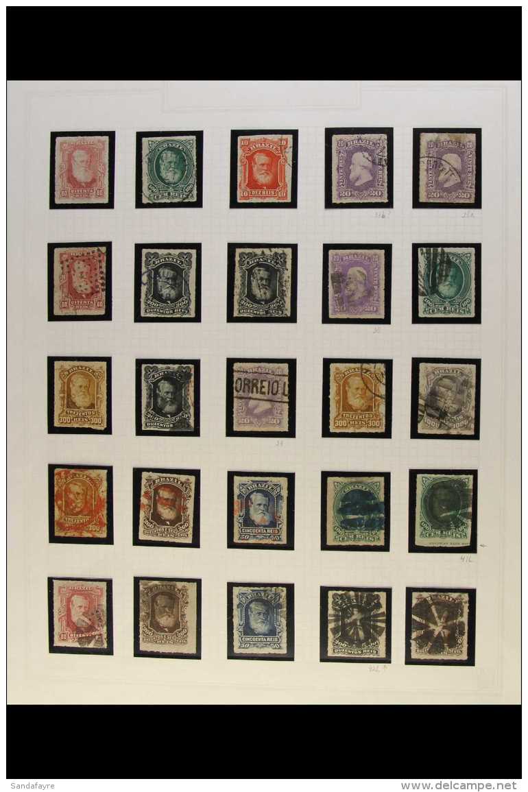 1878-1888 ATTRACTIVE USED COLLECTION With Many Shades, Types &amp; Postmark Interest Presented In Hingeless Mounts... - Autres & Non Classés