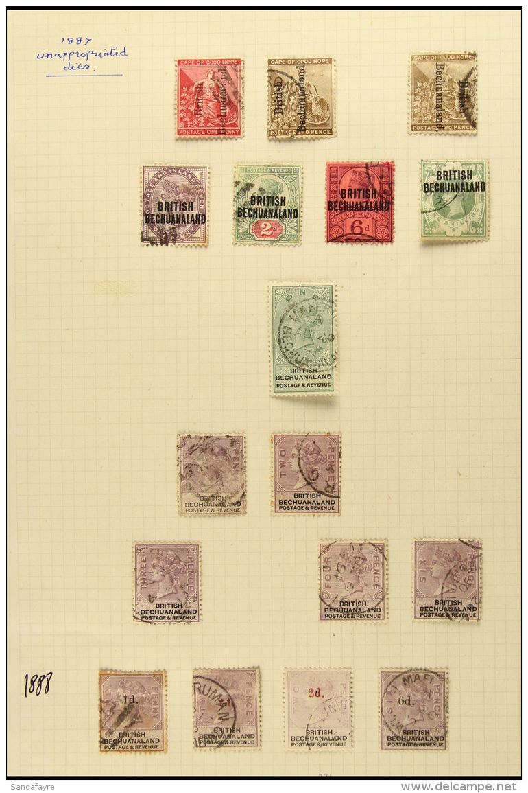 1885-1958 GOOD USED COLLECTION An All Different Collection Which Includes Crown Colony 1885-87 &frac12;d And 1d... - Altri & Non Classificati