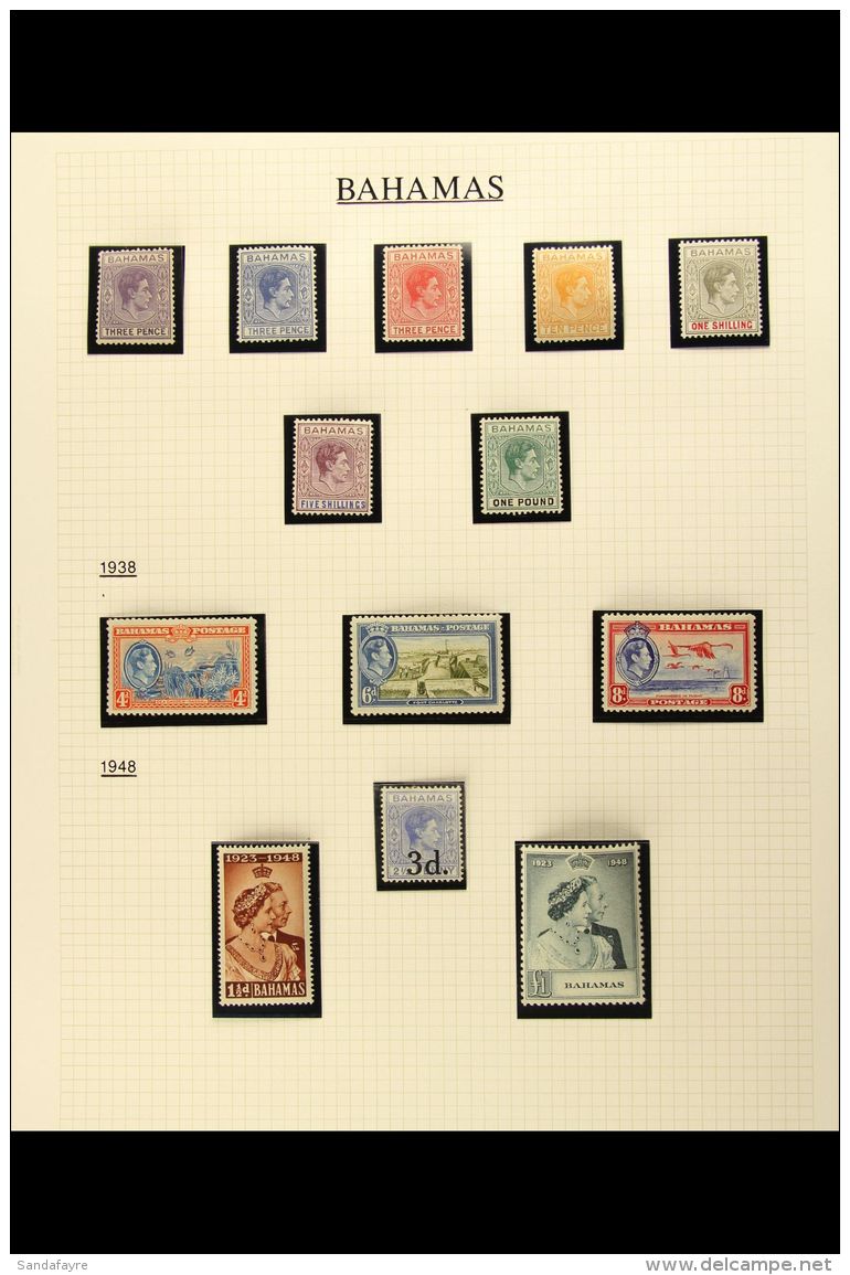 1937-52 COMPLETE MINT COLLECTION Neatly Presented In Mounts On Album Pages, A Complete "basic" Run From The... - Autres & Non Classés