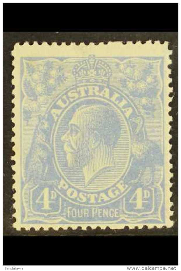 1918-23 4d Ultramarine With "FOUR PENCE" In Thinner Letters Variety, SG 65a, Fine Mint. For More Images, Please... - Altri & Non Classificati