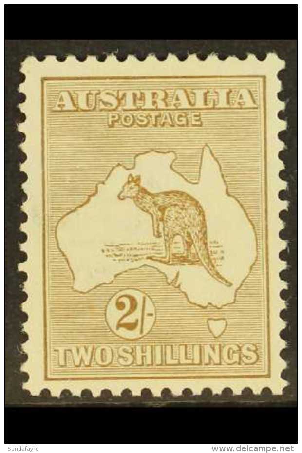1915 2s Brown Kangaroo With Watermark W5, SG 29, Very Fine Mint. For More Images, Please Visit... - Altri & Non Classificati