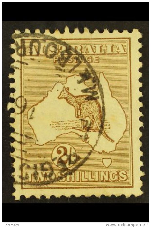 1915 2s Brown, 'Roo, Second Watermark, SG 29, Very Fine Used. For More Images, Please Visit... - Altri & Non Classificati