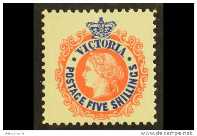 VICTORIA 1905-13 5s Rose- Red And Ultramarine Perf 11, SG 443, Never Hinged Mint. For More Images, Please Visit... - Autres & Non Classés