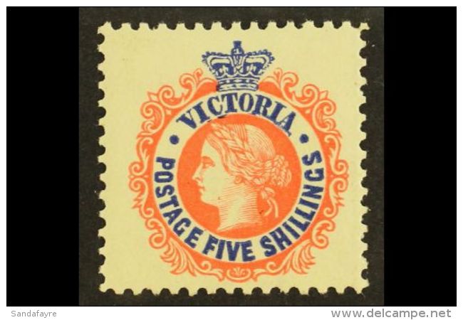 VICTORIA 1905-13 5s Rose- Red And Ultramarine Perf 11, SG 443, Never Hinged Mint. For More Images, Please Visit... - Altri & Non Classificati