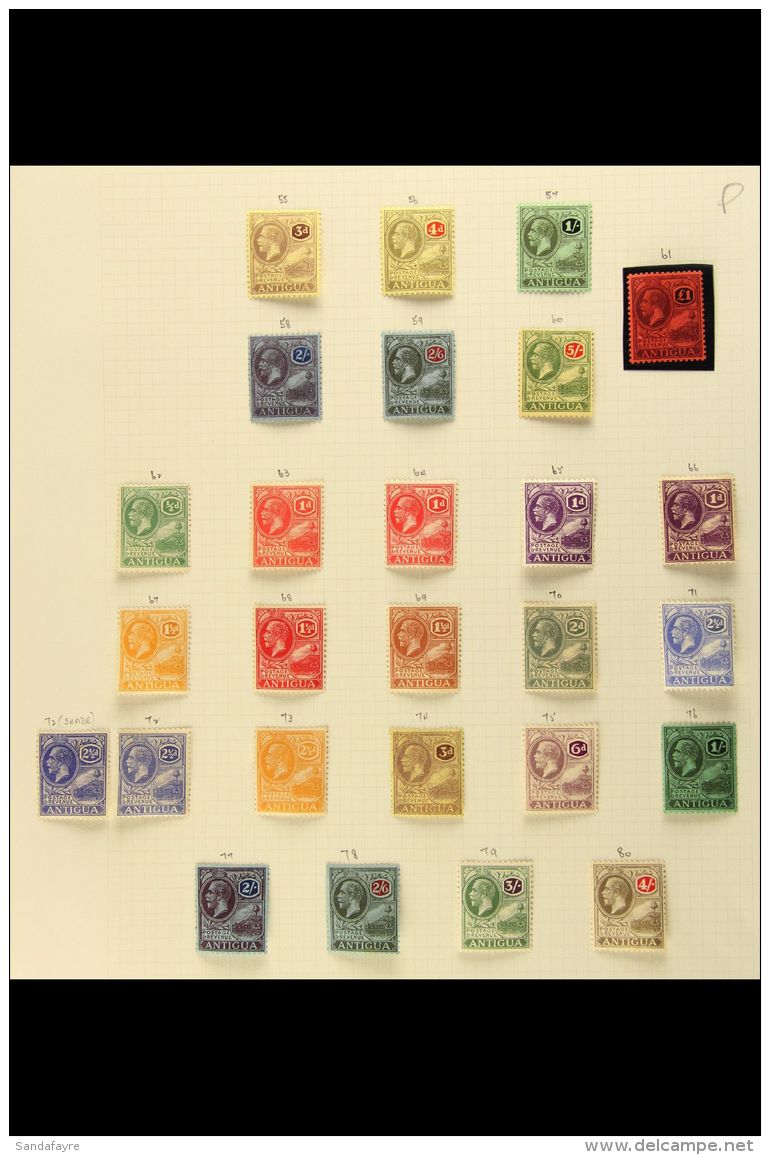 1921-29 MINT DEFINITIVES COLLECTION Neatly Presented On Album Pages. An Attractive Collection That Includes The... - Other & Unclassified