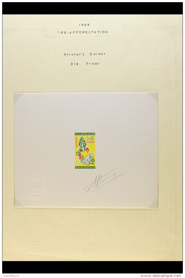 1964 25c Reafforestation Campaign (as Yvert 403, SG 440) Signed DIE PROOF In Issued Colours, Overall Approx 150 X... - Autres & Non Classés