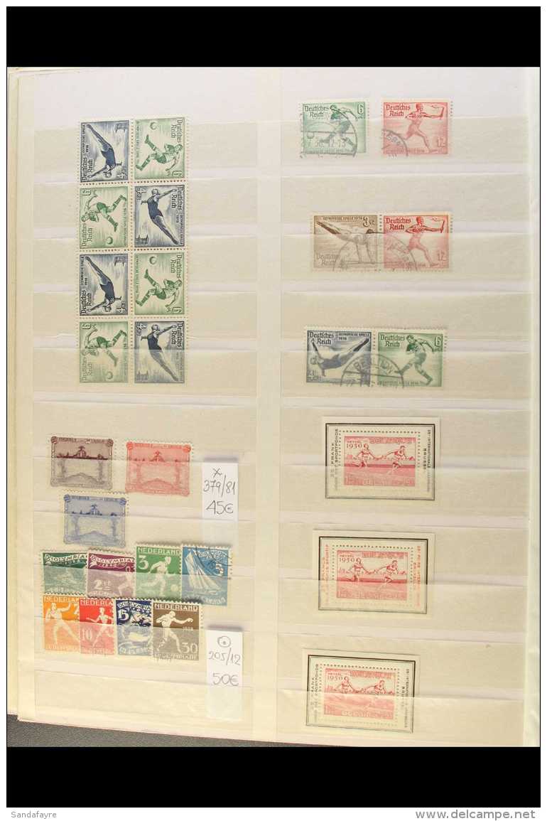 OLYMPIC GAMES 1906-1996 Fine Mint (much Never Hinged) And Used Collection In A "KA-BE" Album. Mainly Concentrates... - Non Classificati