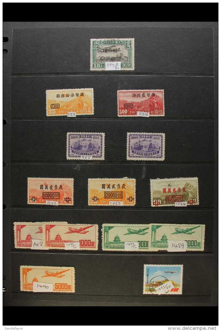 AIRCRAFT An All Period, Worldwide Collection Of Mint, Nhm &amp; Used Issues Plus A Selection Of Covers, All... - Non Classés