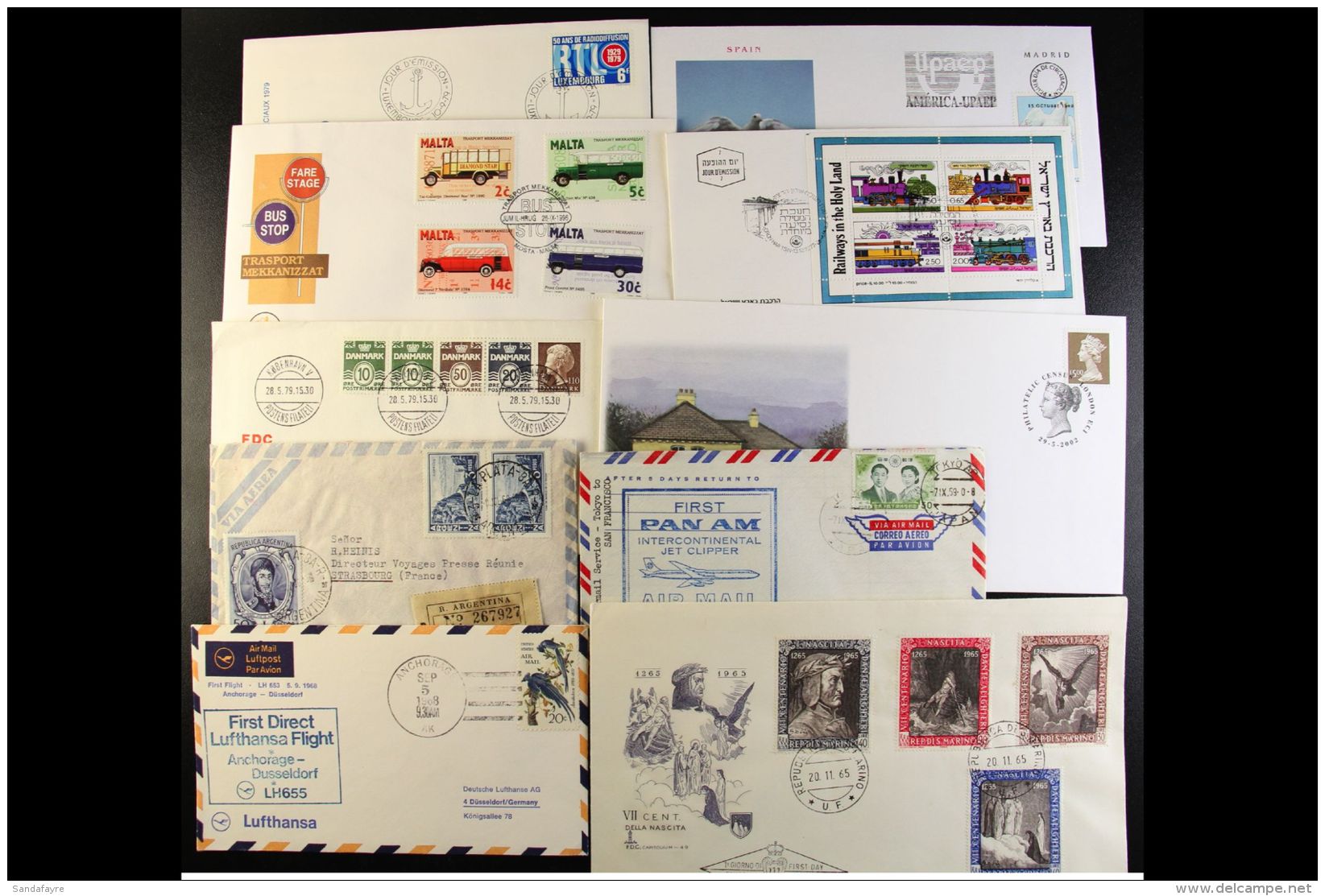 COVERS &amp; CARDS ACCUMULATION A Chiefly 20th Century Commercial Covers &amp; First Day Covers Accumulation With... - Sonstige & Ohne Zuordnung