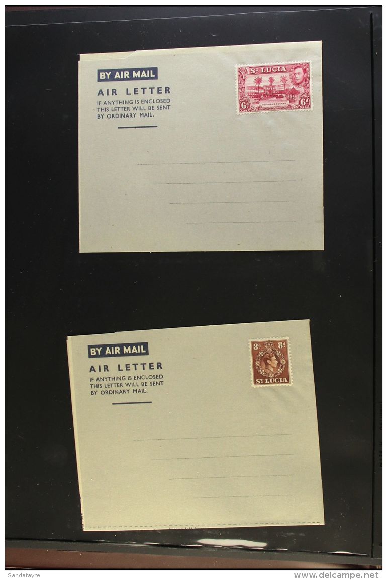 BRITISH COMMONWEALTH AEROGRAMMES 1940's-2000's Superb Unused Collection Of All Different Postal Stationery Air... - Andere & Zonder Classificatie