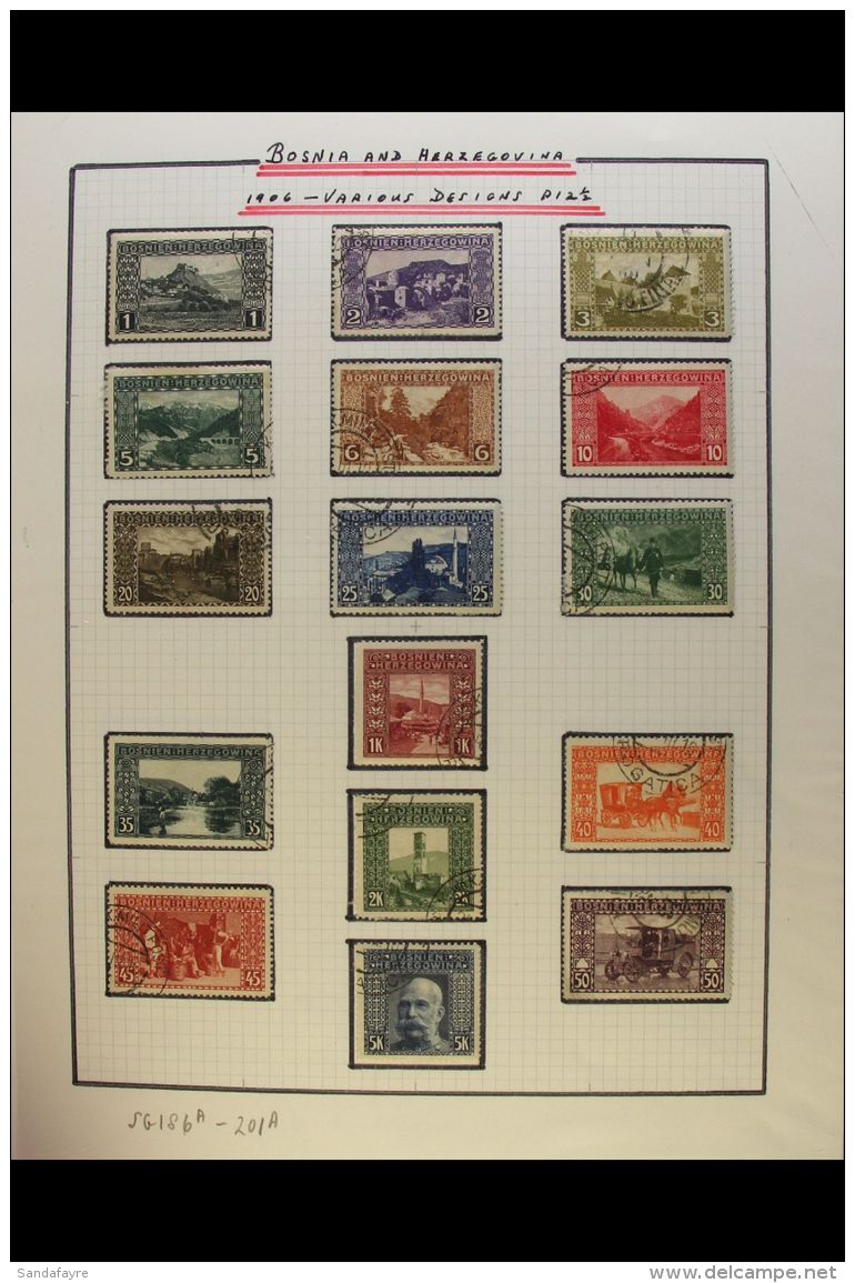 BALKANS COLLECTION 1870s-1960s ALL DIFFERENT Mint &amp; Used Collection Presented In An Album. Includes Ranges... - Sonstige & Ohne Zuordnung