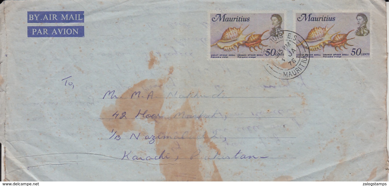 Mauritius Airmail Cover To Pakistan         (Z-2848) - Mauritius (1968-...)